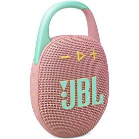 Přenosný reproduktor JBL CLIP 5 růžová barva
