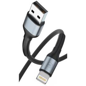 Kabel 3mk Hyper N-SERIES USB/Lightning, 12W, 1m černý

