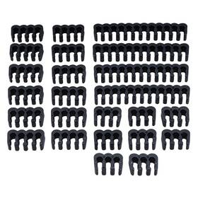 Sada AKASA Black cable pack, 24-Pin x 4, 8-Pin x 12, 6-Pin x 8 černá

