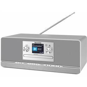 Radiopřijímač s DAB+ Technisat DIGITRADIO 372 CD BT stříbrný/šedý

