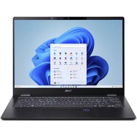 Notebook Acer TravelMate P6 14 AI (TMP614-54-TCO-72LB) černá barva

