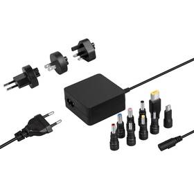 Napájecí adaptér Avacom QuickTIP 45W, univerzální, EU/US/UK, 9 konektorů 

