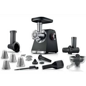 Mlýnek na maso Bosch MFWS670B černá barva
