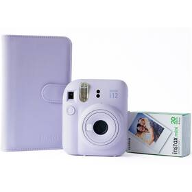 Instantní fotoaparát Fujifilm Instax mini 12 ALBUM BUNDLE fialový

