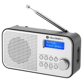 Radiopřijímač s DAB+ GoGEN DAB 300 N stříbrná barva
