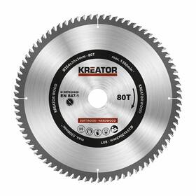 Kotouč pilový Kreator KRT020429 254mm 80T 
