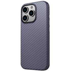 Kryt na mobil Swissten MagStick Shell na Apple iPhone 16 Pro fialová barva
