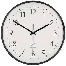 Nástěnné hodiny Nedis CLWA6226BK černé/bílé

