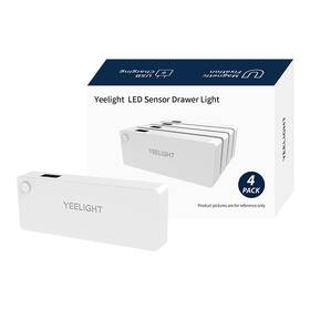 Noční světlo Yeelight LED senzorové do šuplíku (4ks) bílé

