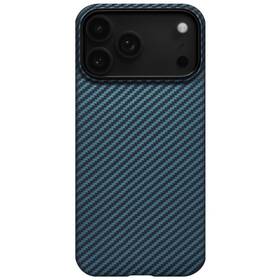 Kryt na mobil Pitaka Ultra-Slim na Apple iPhone 17 Pro šedý/modrý

