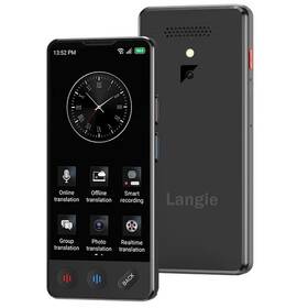 Hlasový překladač Langie S3 černý

