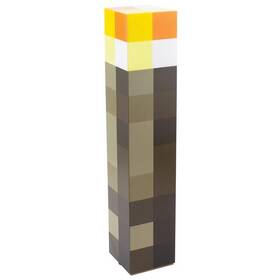 Dekorativní LED Paladone Minecraft pochodeň žlutá/hnědá

