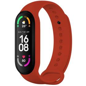 Řemínek FIXED Silicone Strap na Xiaomi Band 7/ Mi Band 6/ Mi Band 5 červený

