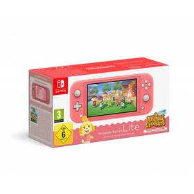Herní konzole Nintendo SWITCH Lite Coral + Animal Crossing: New Horizons Bundle 
