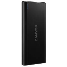 Powerbanka Canyon PB-10006B, 10000 mAh, Micro USB/USB-C černá

