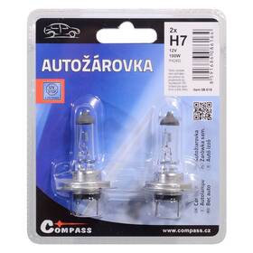 Autožárovka Compass 08616 08616 12V H7 100W PX26d (2 ks) 

