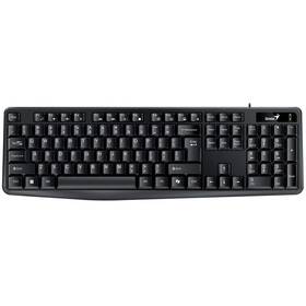 Klávesnice Genius KB-117, drátová, copilot, USB, CZ+SK layout černá

