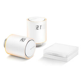 Bezdrátová termohlavice Netatmo Smart Radiator Valves Starter Pack bílá


