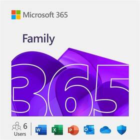  Microsoft 365 pro rodiny Mac/Windows, všechny jazyky - elektronická licence 

