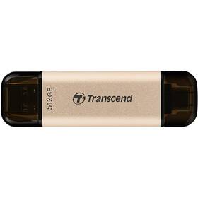 USB Flash Transcend JetFlash 930C 512GB zlatá barva
