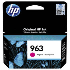 Inkoustová náplň HP 963, 700 stran purpurová

