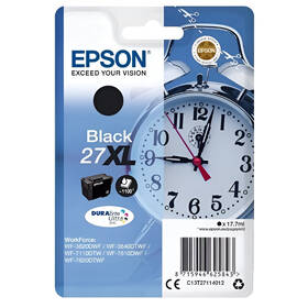 Inkoustová náplň Epson 27XL, 1100 stran černá

