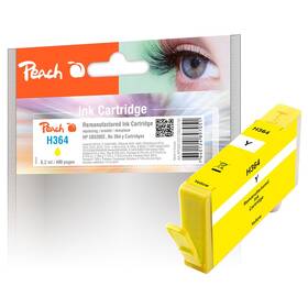 Inkoustová náplň Peach HP 364, 490 stran žlutá


