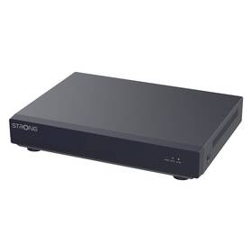 Záznamové zařízení Strong NVR1120-8P, 8xIP, 8Mpx, 512Mbps, HDMI, VGA, 2× USB, 1× LAN, 1× SATA, 8× PoE černá

