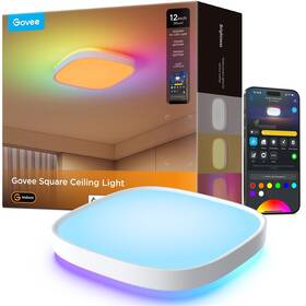 Stropní svítidlo Govee RGBICWW Smart duální, 2400lm, 30cm, Matter bílé

