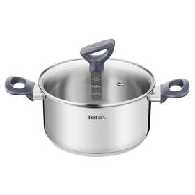 Hrnec s poklicí Tefal G7124445, 20 cm nerez

