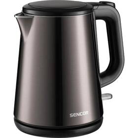 Rychlovarná konvice Sencor SWK 0710BK 1 l nerez

