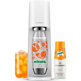 Výrobník sodové vody SodaStream Terra White MIRINDA Mpack bílý

