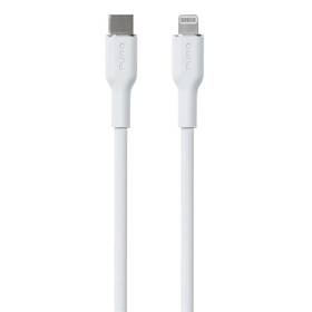Kabel Puro Soft Lightning/USB-C 12 W, 1,5 m bílý

