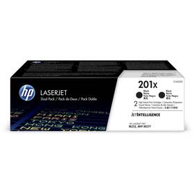 Toner HP 201X, 2x 2 800 stran, 2 pack černý

