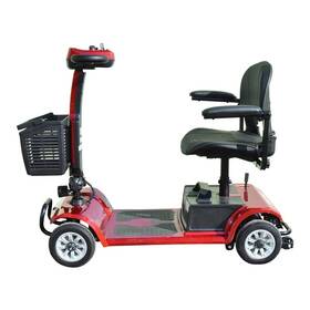 Elektrický vozík RACCEWAY SPLIT vínový

