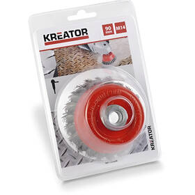 Brusný kartáč Kreator KRT150204 M14-90mm 

