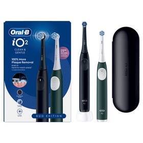 Zubní kartáček Oral-B Duo Pack Night Black / Forest Green černý/zelený

