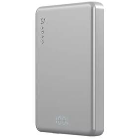 Powerbanka ADAM Elements VIONTA L10 Ultra Slim 10000 mAh stříbrná

