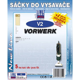 Sáčky do vysavače Jolly V 2 (5 ks) 

