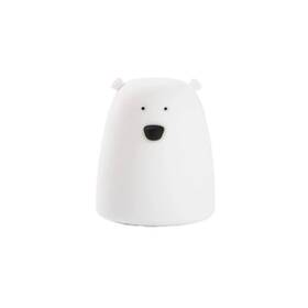 Dětská LED lampička Rabbit & Friends malý medvídek bílá

