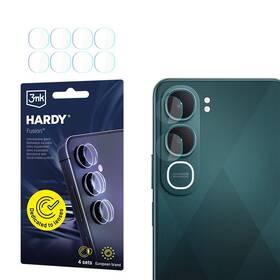 Hybridní ochranné sklo 3mk HARDY Fusion Lens Protection na Vivo Y21d průhledné

