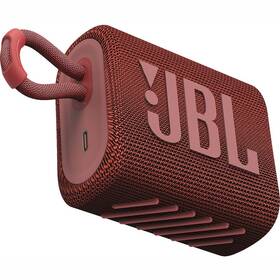 Přenosný reproduktor JBL GO3 červený

