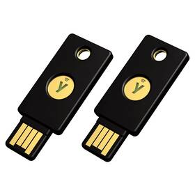 Bezpečnostní token Yubico YubiKey 5 NFC, 2 ks černý

