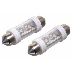 Autožárovka Compass 33725 4LED 12V  suf. SV8.5  (2 ks) bílá

