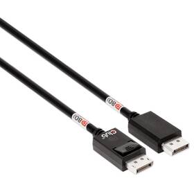 Kabel Club3D DisplayPort 2.1 / DisplayPort 2.1, 4K120Hz/10K60Hz, 1.6m černý


