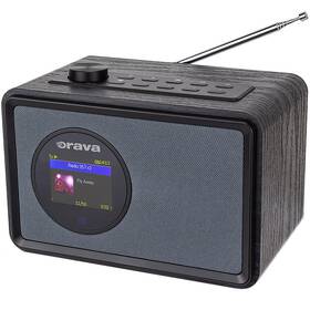 Internetový radiopřijímač s DAB+ Orava RR-30i černý

