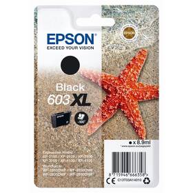 Inkoustová náplň Epson T603 XL, 500 stran černá

