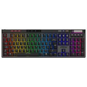 Klávesnice MSI Strike Pro Wireless Silent, CZ layout černá

