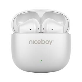 Sluchátka Niceboy Beans 4 POP bílá

