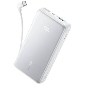 Powerbanka Anker Anker Zolo 20000mAh, 22,5W s kabelem USB-C bílá

